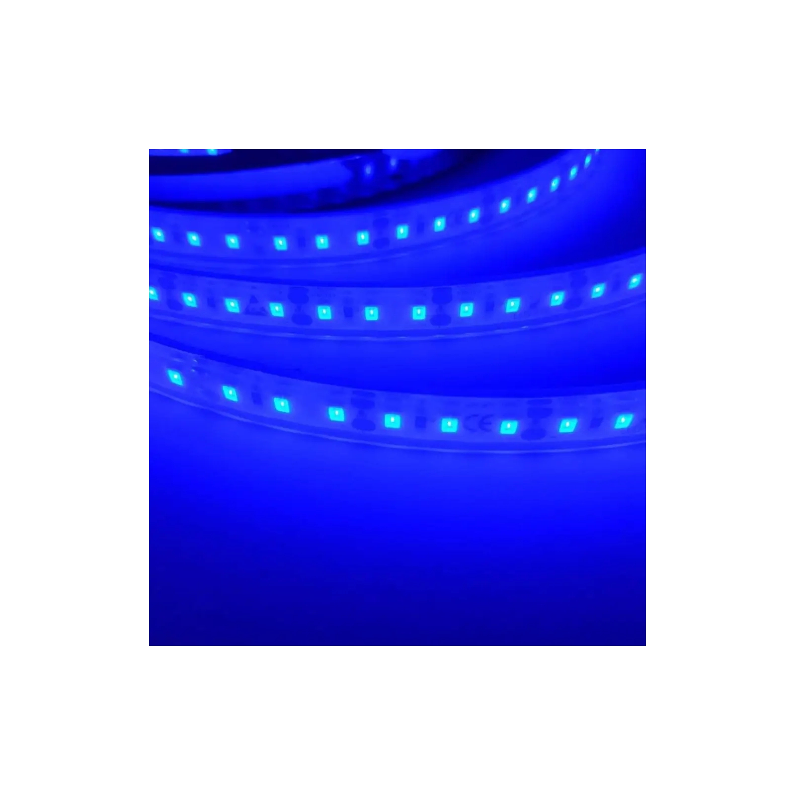 Светодиодная лента LED-STIL 9,6 Вт/м 2835 120 діодів IP68 12 Вольт 130 lm СИНІЙ (DFN2835-120A-IP68-B) изображение 4