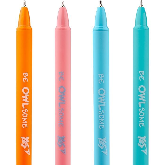 Ручка кулькова Yes Cute owl автоматична 0,7 мм синя (412007) зображення 3