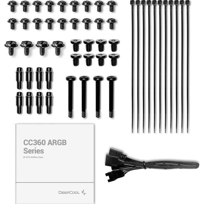 Корпус Deepcool CC360 WH ARGB (R-CC360-WHAPM3-G-1) изображение 11