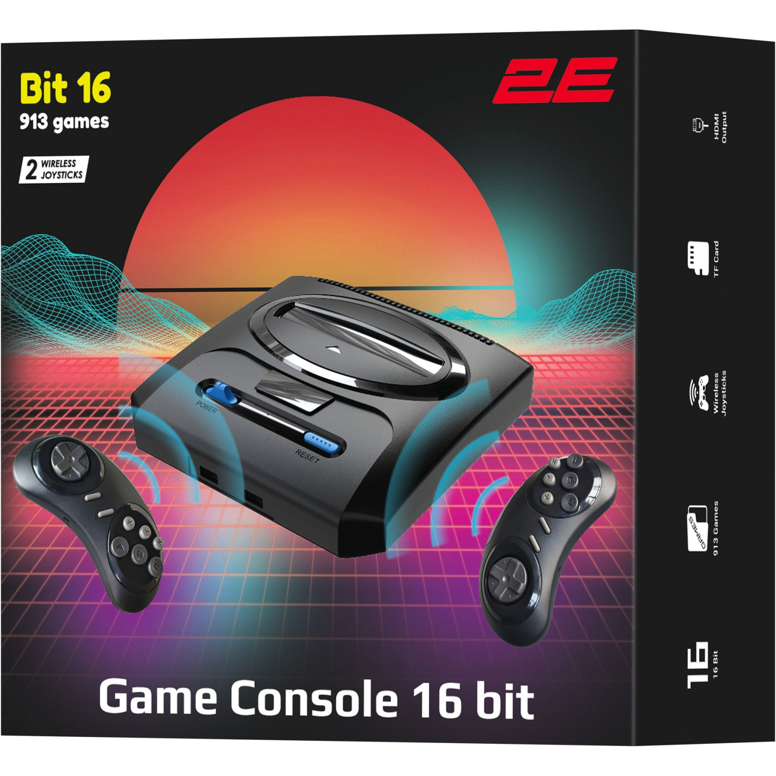 Игровая консоль 2E Ігрова консоль 2Е 16bit HDMI (2 бездротових геймпада, 913 іг (2E16BHDWS913) изображение 9