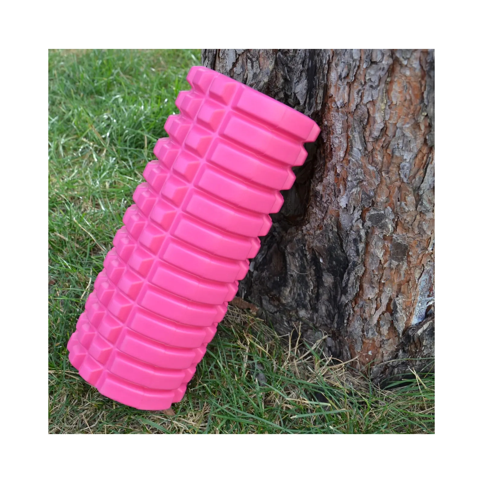 Масажный ролик U-Powex UP_1020 EVA foam roller 33x14см Pink (UP_1020_T1_Pink) изображение 3