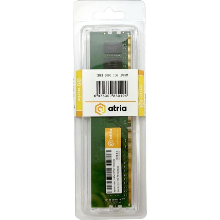 Модуль пам'яті для комп'ютера DDR4 8GB 2666 MHz ATRIA (UAT42666CL19K1/8) зображення 3