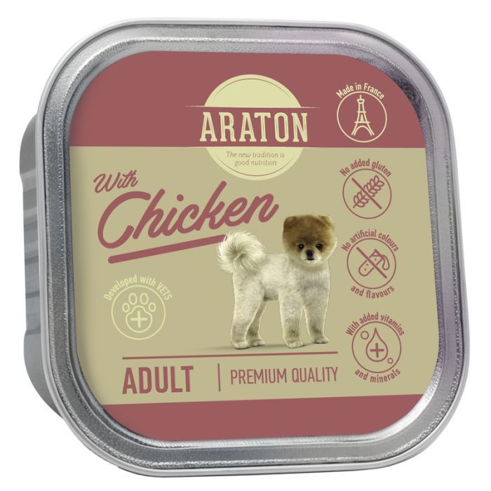 Консервы для собак ARATON Adult with chicken 150 г (KIK45704)