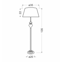Торшер Candellux 51-21420 GILLENIA (51-21420) изображение 2