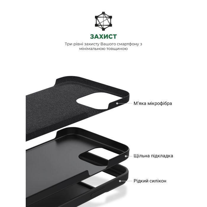 Чехол для мобильного телефона Armorstandart ICON2 Case Apple iPhone 15 Black (ARM70504) изображение 6