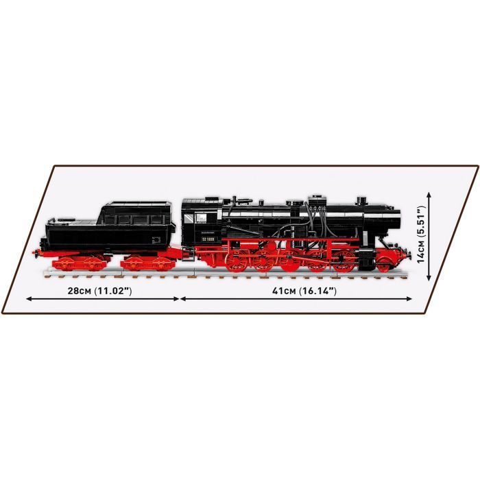 Конструктор Cobi Локомотив DRB Class 52 1:35, 2505 деталей (COBI-6282) изображение 10