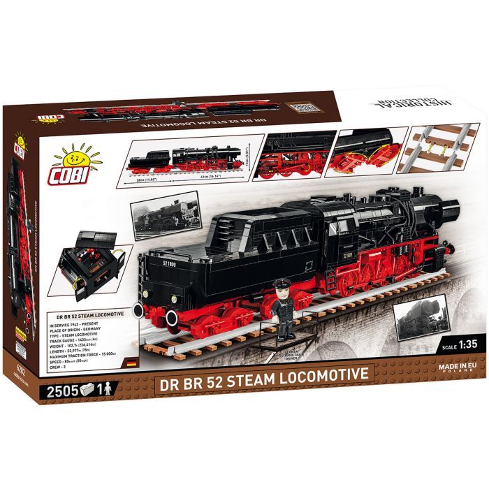 Конструктор Cobi Локомотив DRB Class 52 1:35, 2505 деталей (COBI-6282) изображение 2
