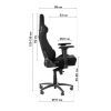 Кресло игровое GT Racer X-0712 Shadow Black изображение 11
