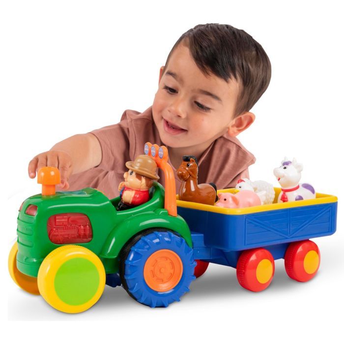 Развивающая игрушка Kiddi Smart Трактор с трейлером (063180) изображение 5