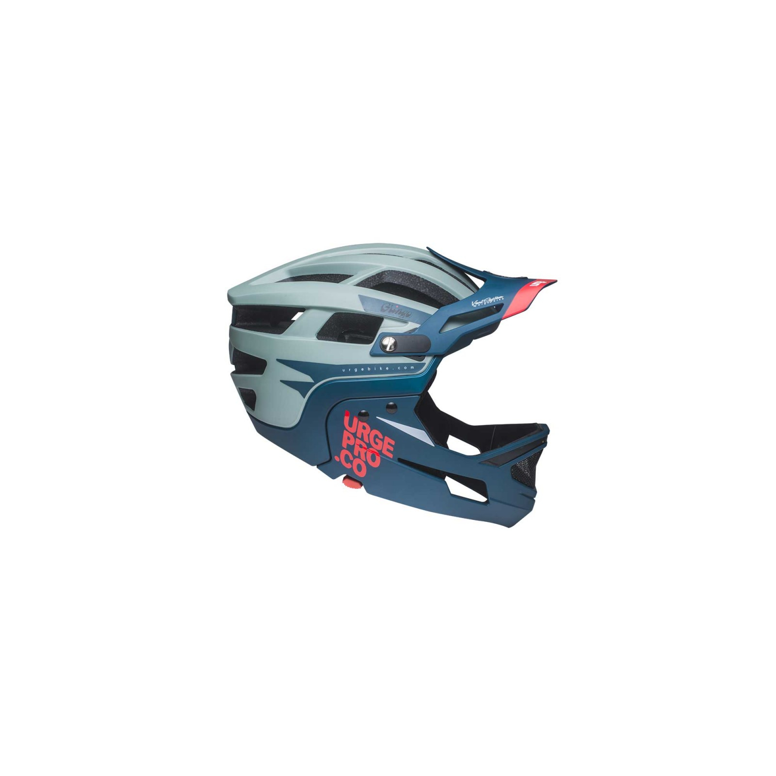 Шлем Urge Gringo de la Pampa Сірий/Синій L/XL 58-62 см (UBP20416L)
