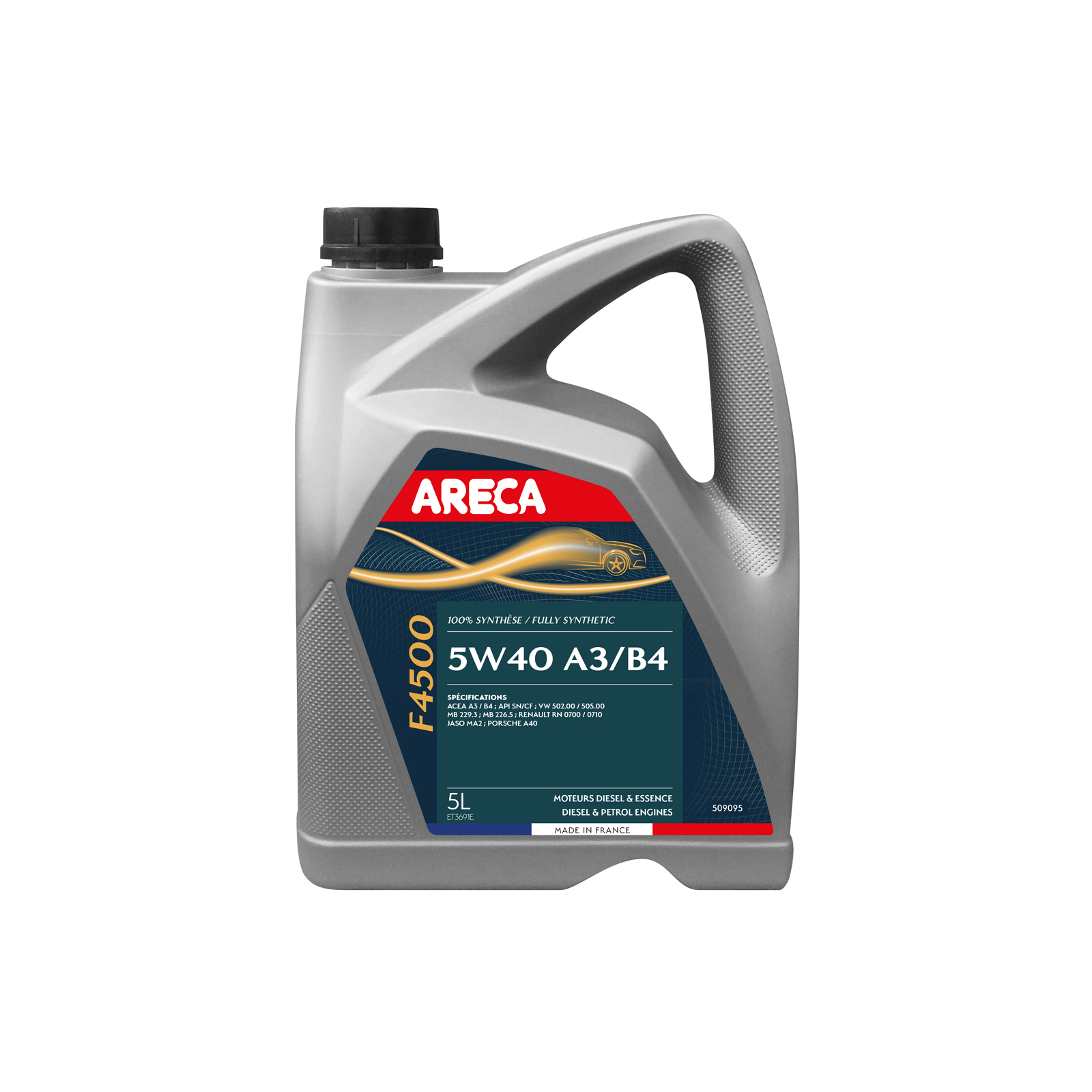 Моторное масло Areca F4500 5W-40 5л (50909)