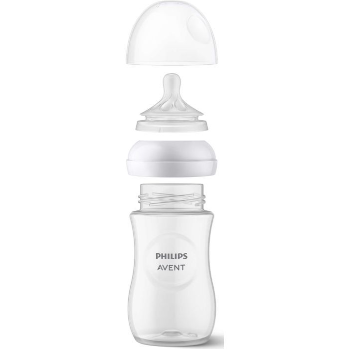 Соска Philips AVENT Natural силиконовая, Естественный поток, от 0 мес (SCY962/02) изображение 3
