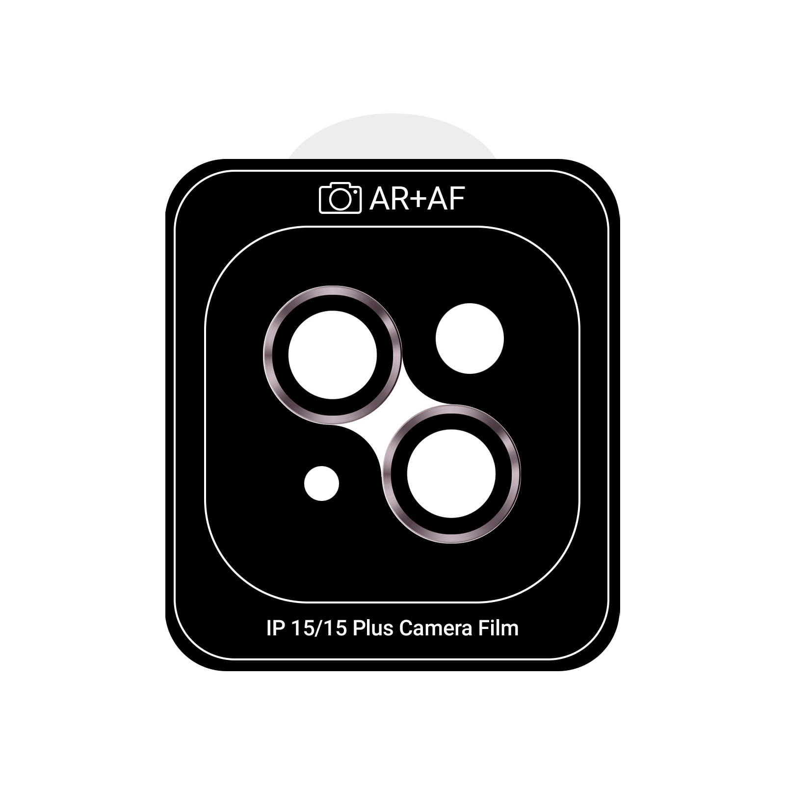 Стекло защитное Armorstandart Camera Pro Apple iPhone 15 / 15 Plus Pink (ARM73313)