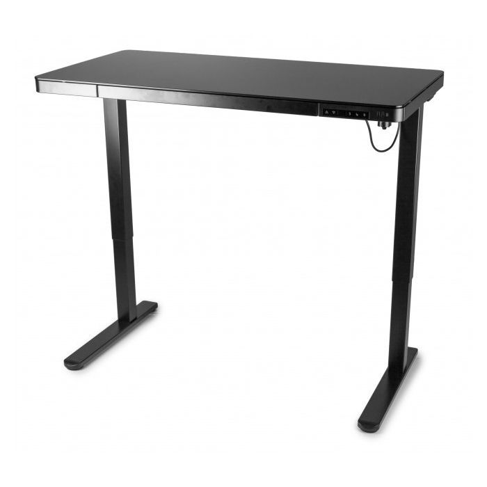 Комп'ютерний стіл Barsky StandUp black glass 1200*600 (BST-11) зображення 4