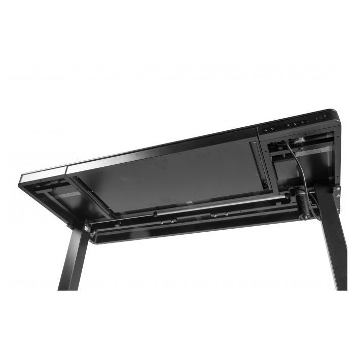 Комп'ютерний стіл Barsky StandUp black glass 1200*600 (BST-11) зображення 7