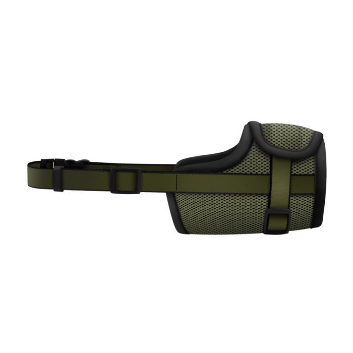 Намордник для собак WAUDOG Pro пластиковий фастекс M 19-26 см хакі (689631) зображення 2