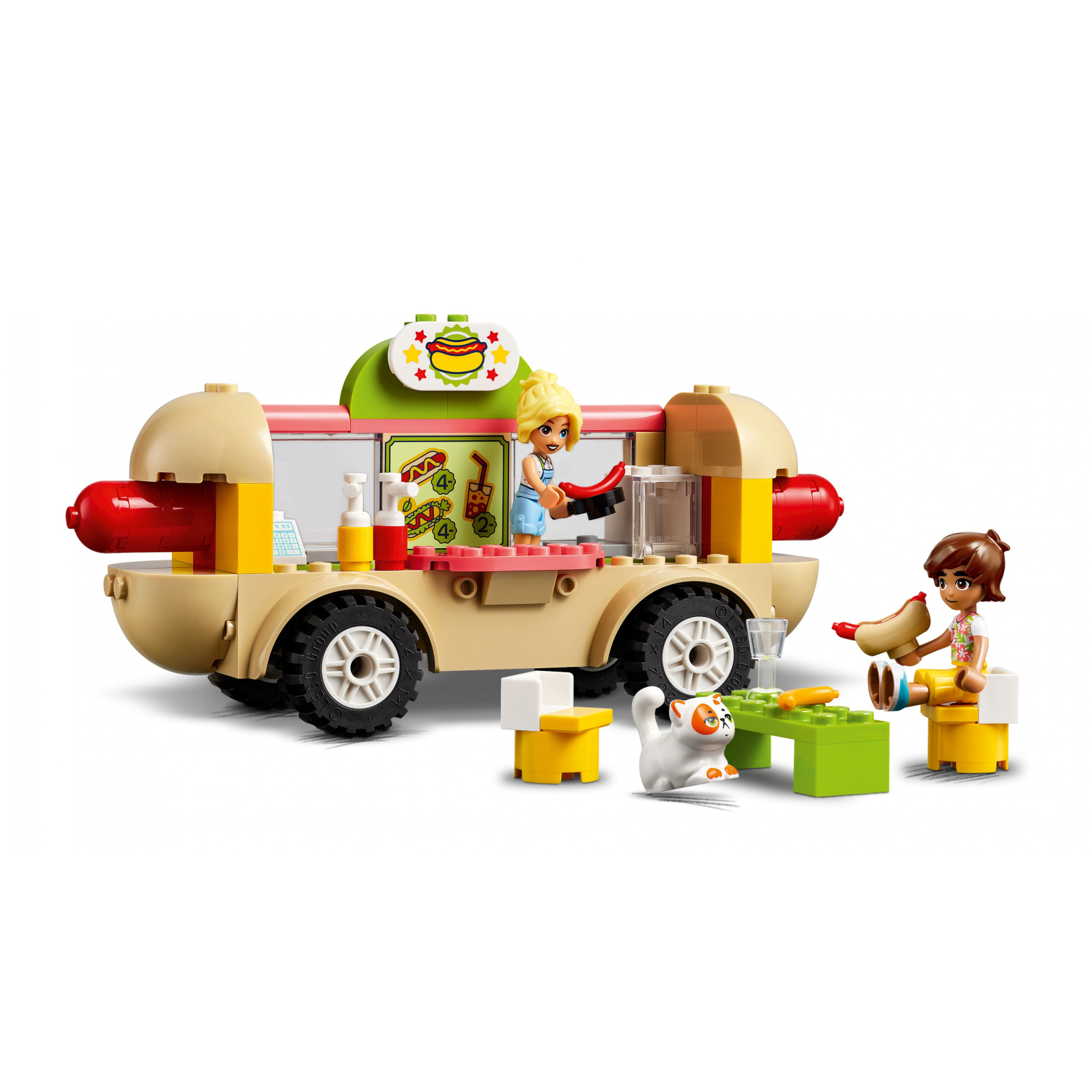 Конструктор LEGO Friends Вантажівка із гот-доґами 100 деталей (42633) зображення 4