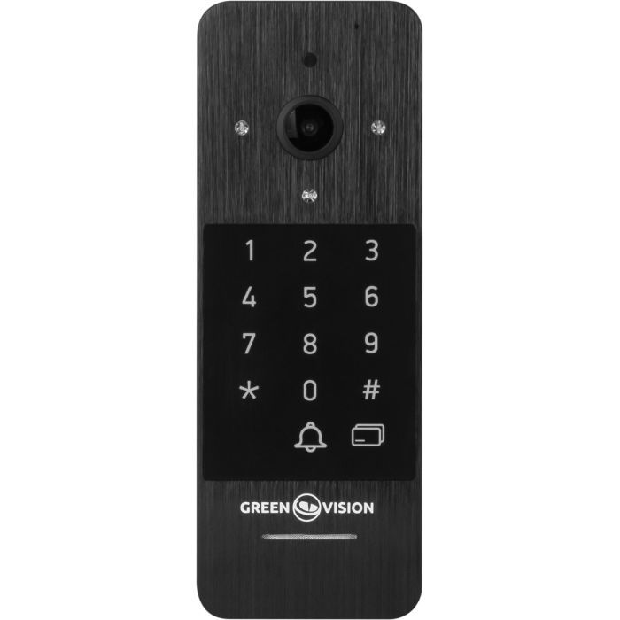 Панель виклику Greenvision GV-007-M-PV10-160 Black