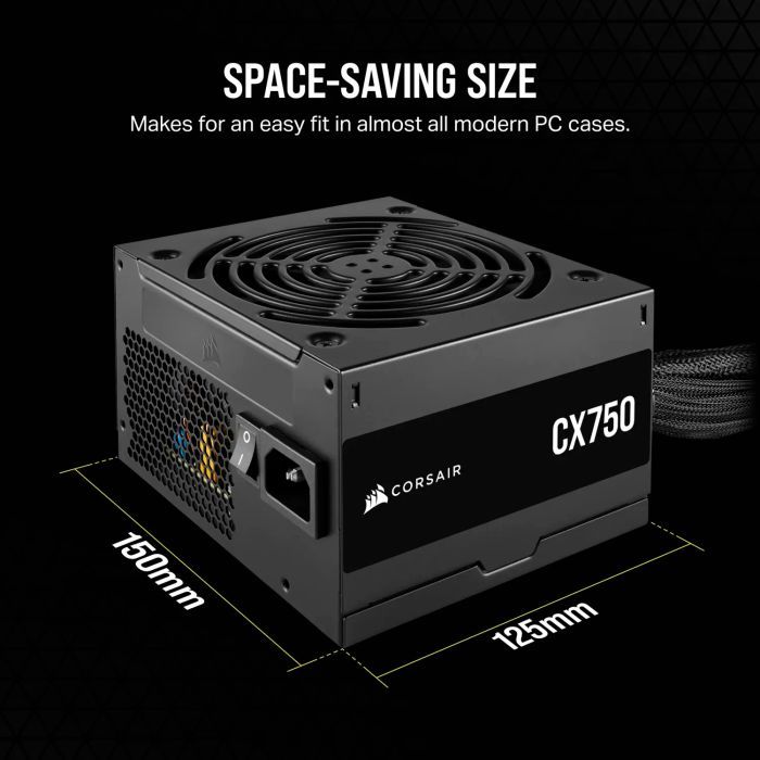 Блок питания Corsair 750W CX750 (CP-9020279-EU) изображение 8