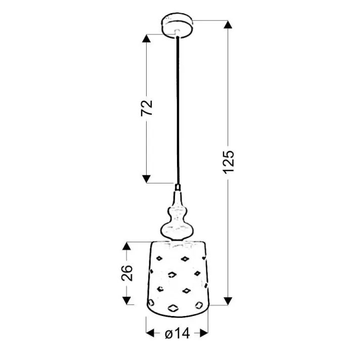 Люстра Candellux HAMP (31-51905) зображення 6