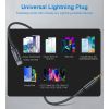 Переходник USB-C to jack 3.5mm stereo audio (CDLA) 2.0m Choetech (AUX008-BK) изображение 2