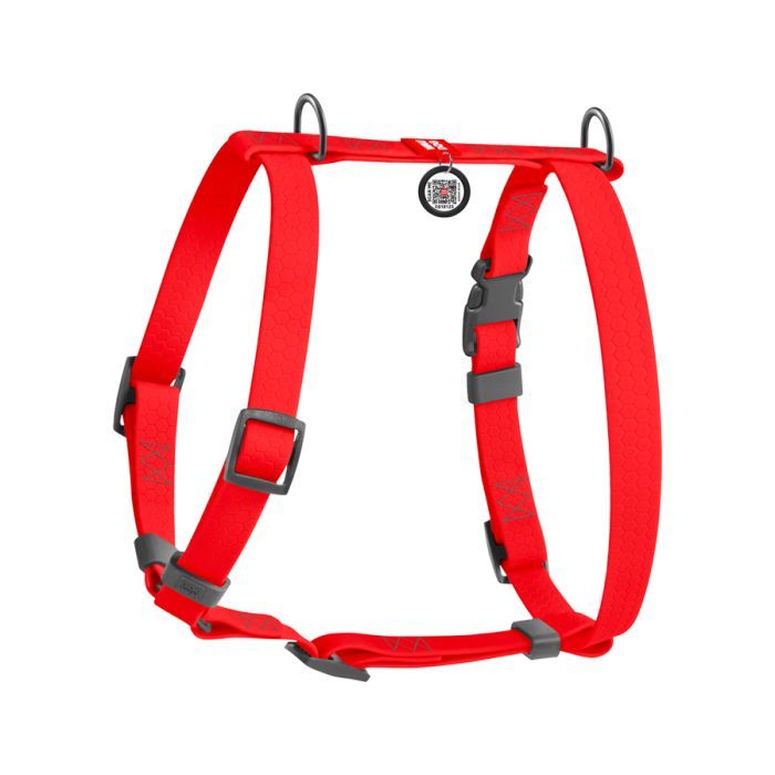 Шлея для собак WAUDOG Waterproof Н-подібна анатомічна М помаранчева (32814) зображення 2