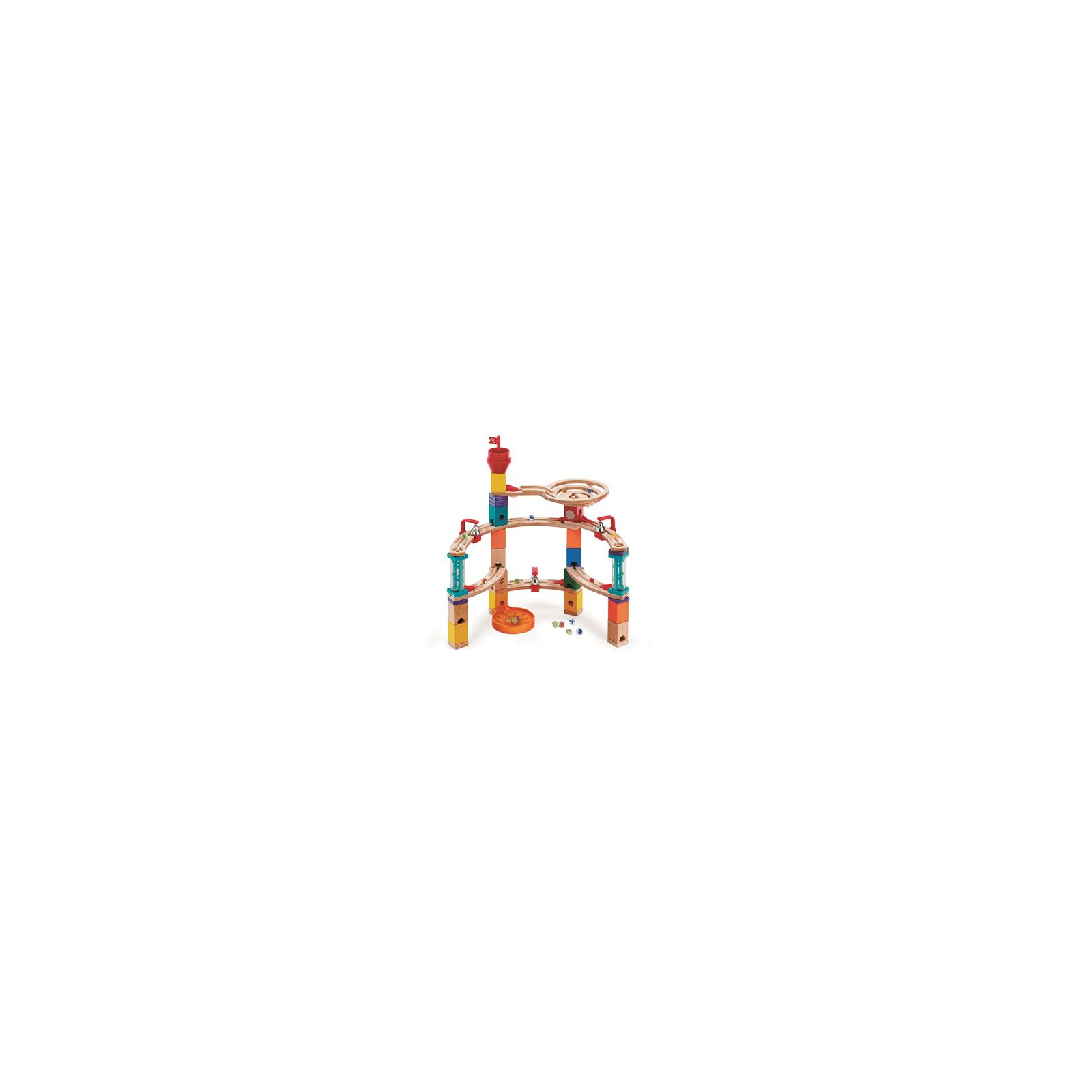 Конструктор Hape лабиринт Quadrilla Поток из замка 102 элемента (E6019) изображение 7