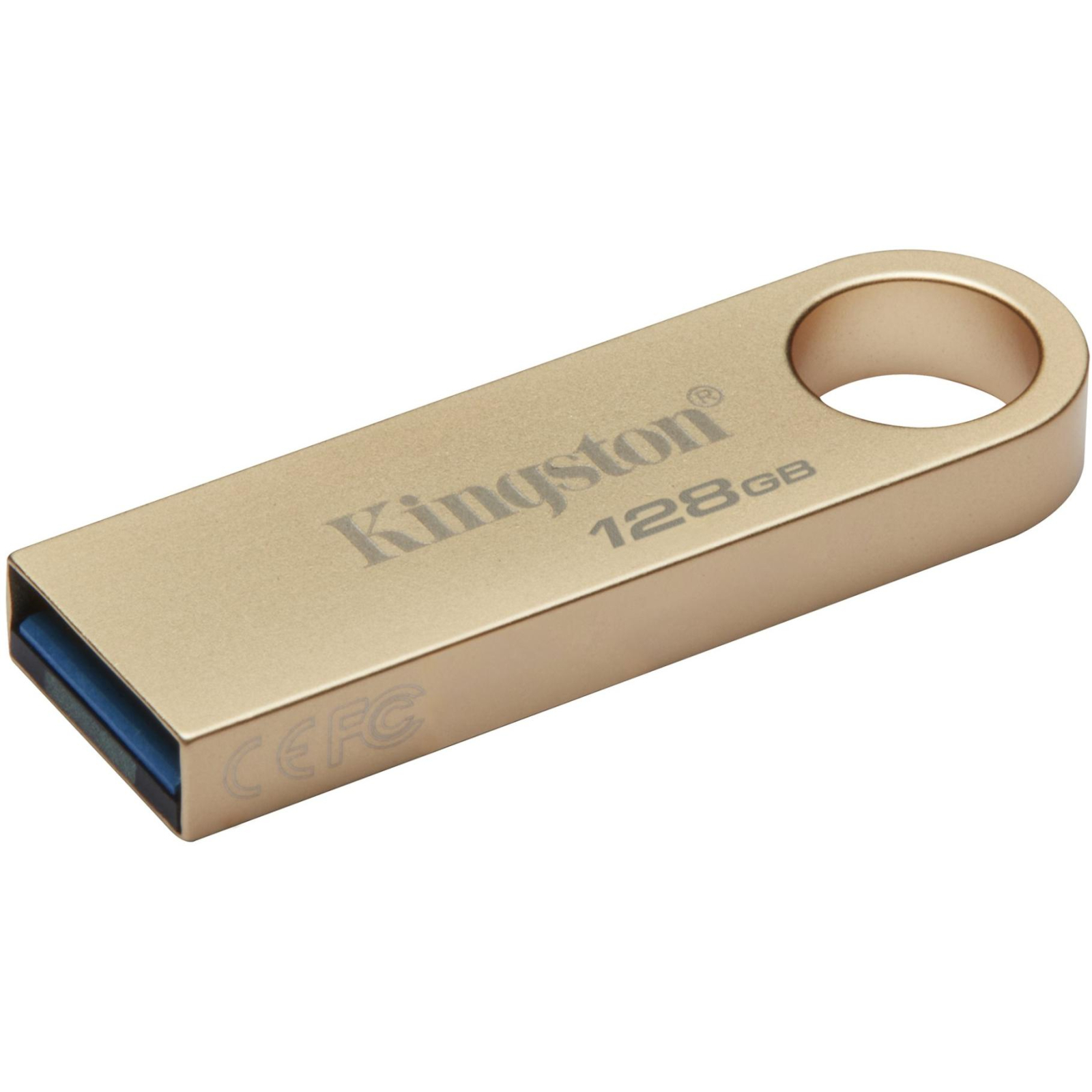 USB флеш накопитель Kingston 128GB DataTraveler SE9 G3 Gold USB 3.2 (DTSE9G3/128GB) изображение 2