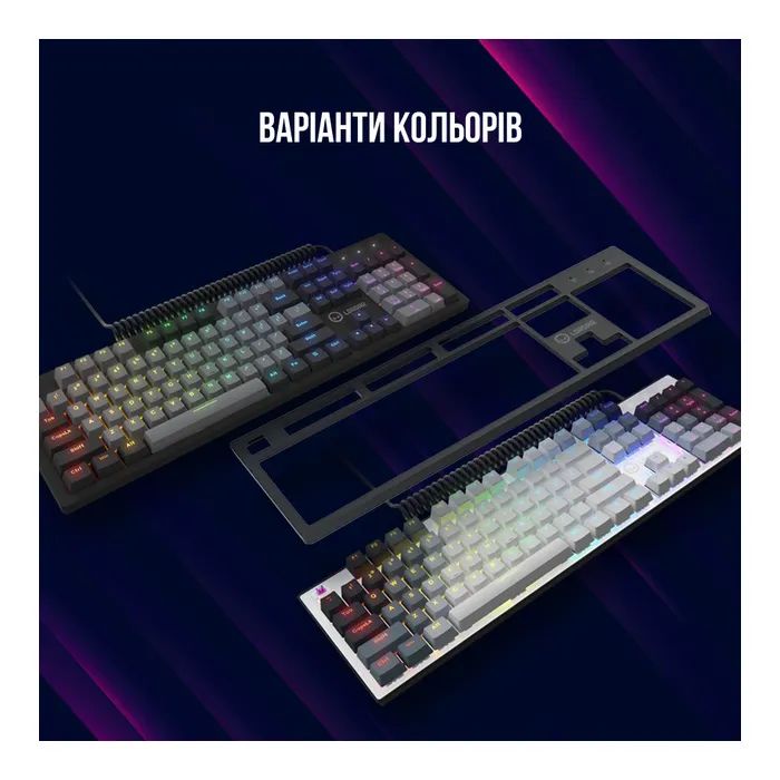 Клавиатура Lorgar Azar 514 RGB USB UA Black (LRG-GK514B-UA) изображение 9