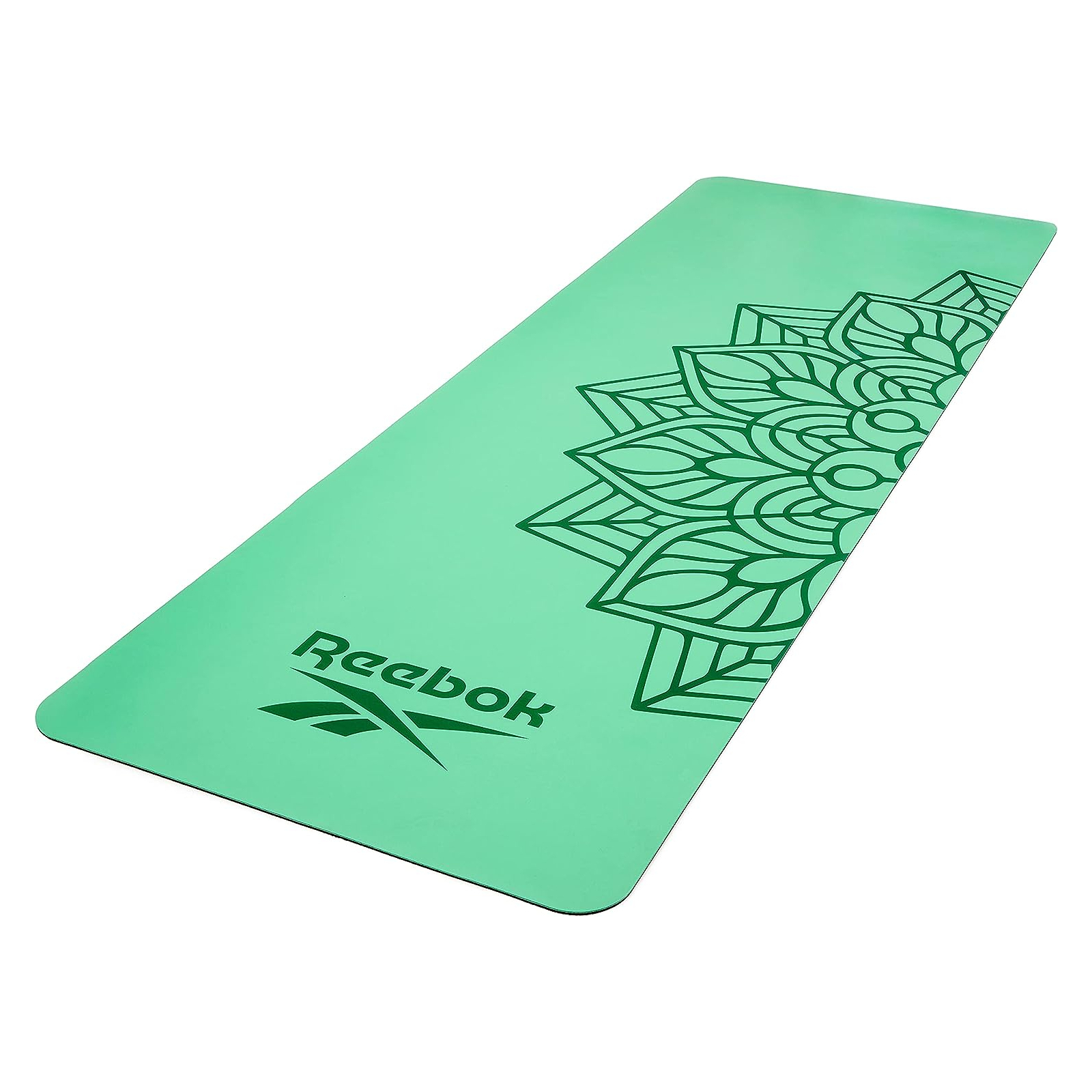 Коврик для йоги Reebok Natural Rubber Yoga Mat зелений, мандала RAYG-11085GN (885652020930) изображение 2