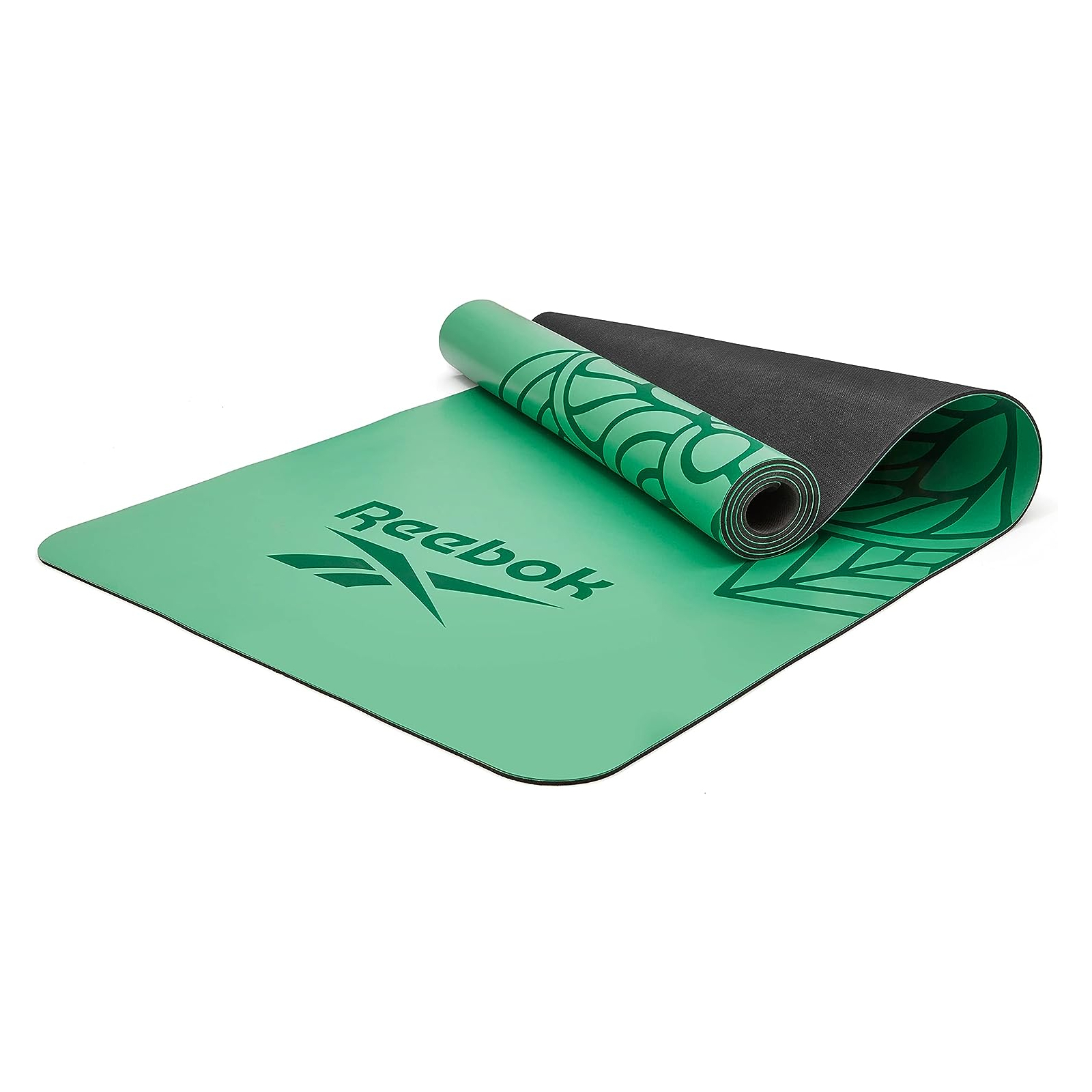 Коврик для йоги Reebok Natural Rubber Yoga Mat зелений, мандала RAYG-11085GN (885652020930)