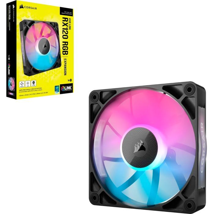 Кулер для корпуса Corsair iCUE Link RX140 RGB PWM (CO-9051019-WW) изображение 3