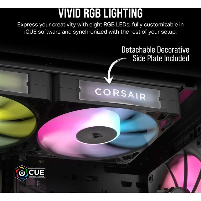 Кулер для корпуса Corsair iCUE Link RX140 RGB PWM (CO-9051019-WW) изображение 5