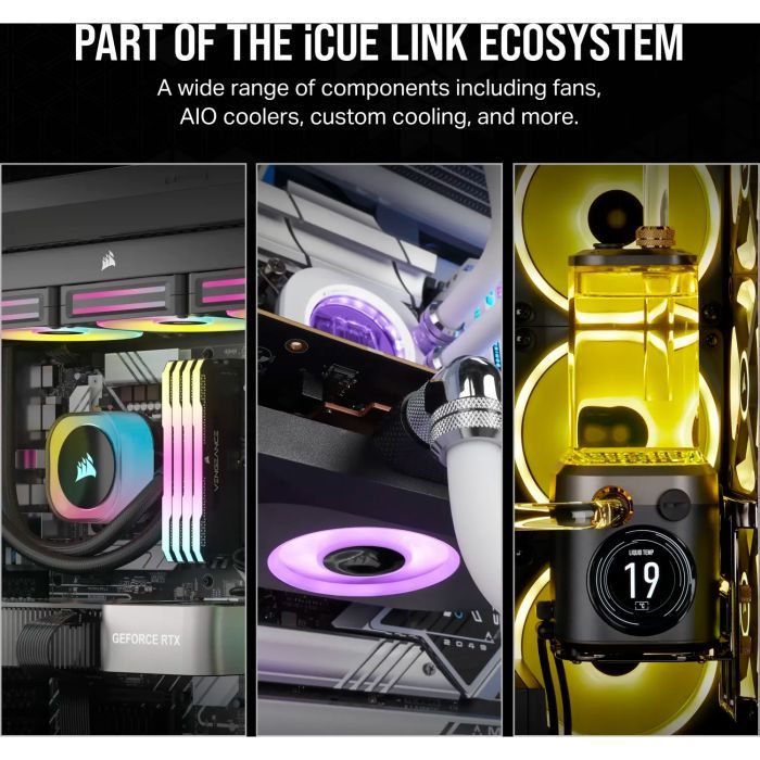Кулер для корпуса Corsair iCUE Link RX140 RGB PWM (CO-9051019-WW) изображение 9