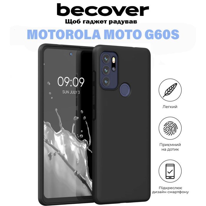 Чехол для мобильного телефона BeCover Motorola Moto G60s Black (711094) изображение 7