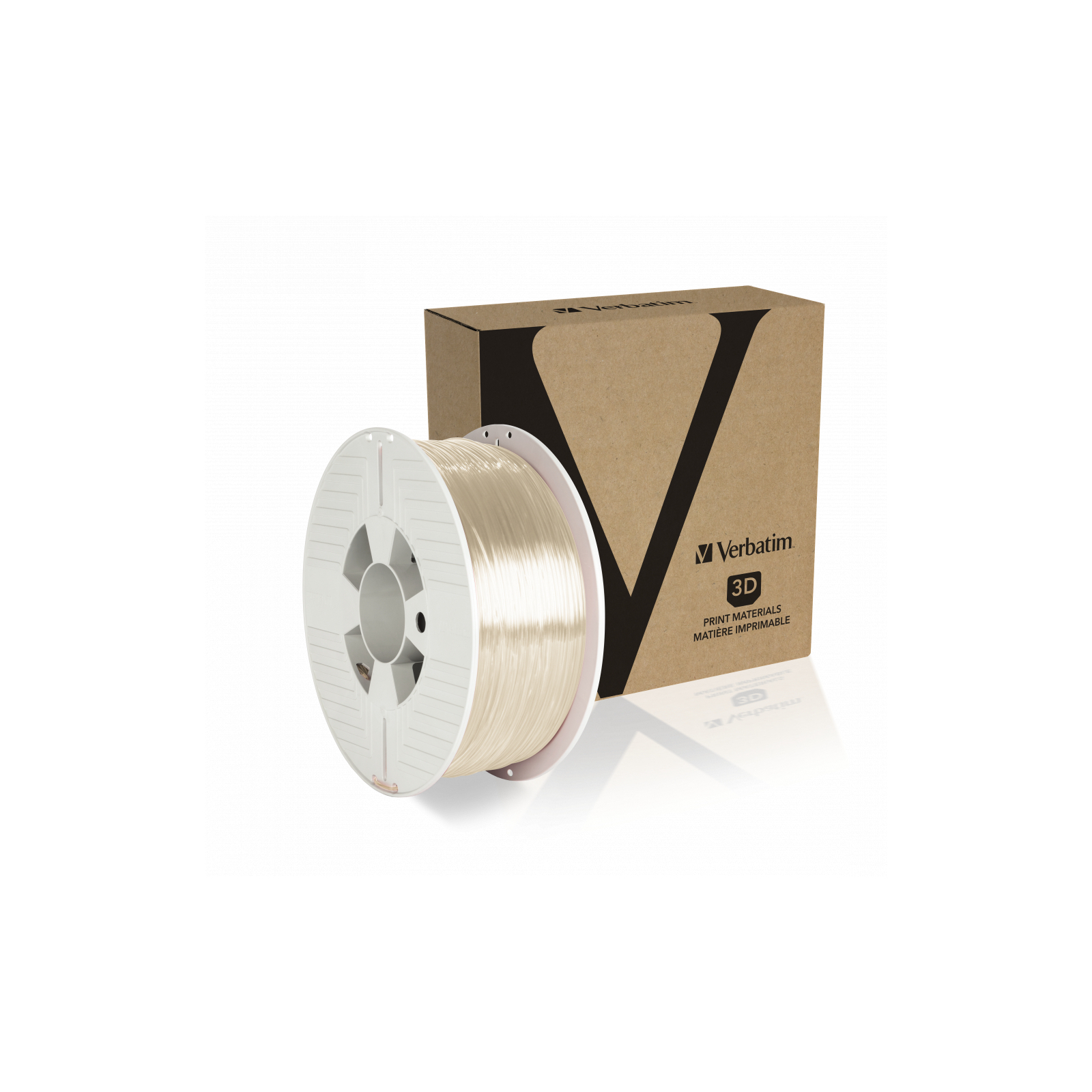 Пластик для 3D-принтера Verbatim PETG, 1.75 мм, 1 кг, white (55050) зображення 2