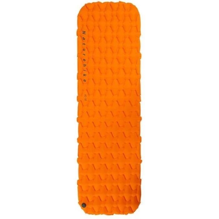 Туристический коврик Naturehike надувний FC-10 NH19Z032-P 65 мм помаранчевий (6976023922541)