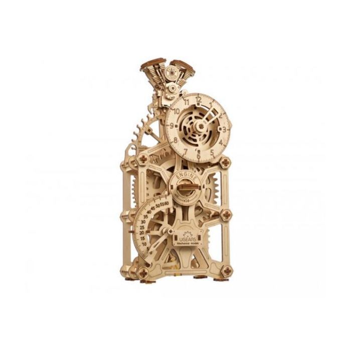Конструктор Ugears механический Часы двигатель (70217) изображение 4