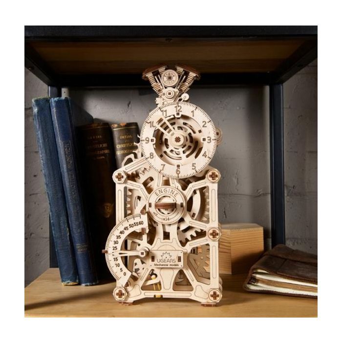 Конструктор Ugears механический Часы двигатель (70217) изображение 9