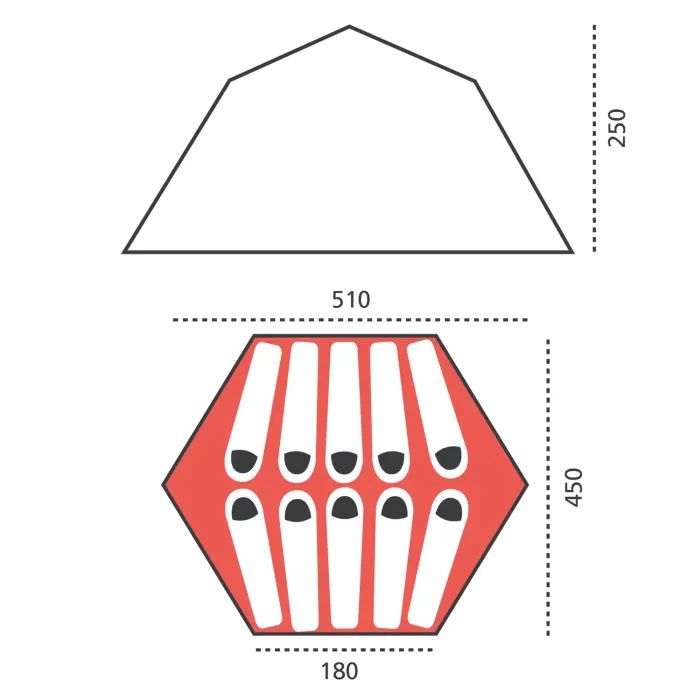 Намет Grand Canyon Black Knob 10 Capulet Olive (330015) зображення 12