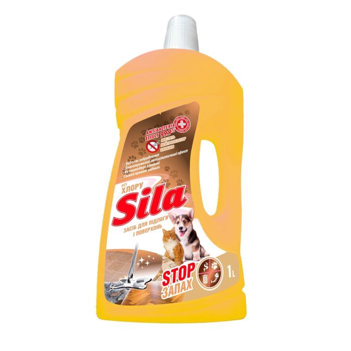 Средство для мытья пола Sila STOP Запах 1 л (4823107601675)