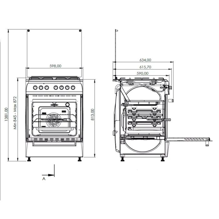 Плита Grunhelm G4FG6612W изображение 2