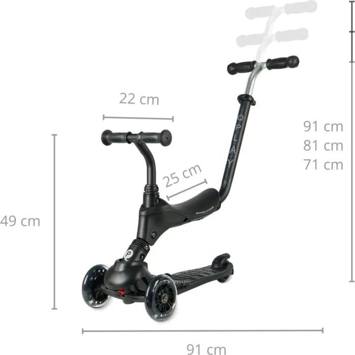 Самокат QPlay 5 в 1 Sema Pro Green (ST-004SemaProGeeen) зображення 8