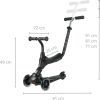 Самокат QPlay 5 в 1 Sema Pro Black (ST-004SemaProBlack) зображення 8