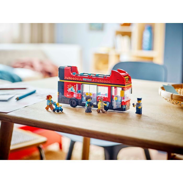 Конструктор LEGO City Красный двухэтажный экскурсионный автобус (60407) изображение 12