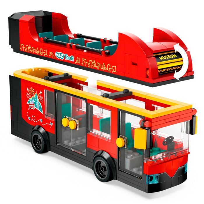 Конструктор LEGO City Красный двухэтажный экскурсионный автобус (60407) изображение 4