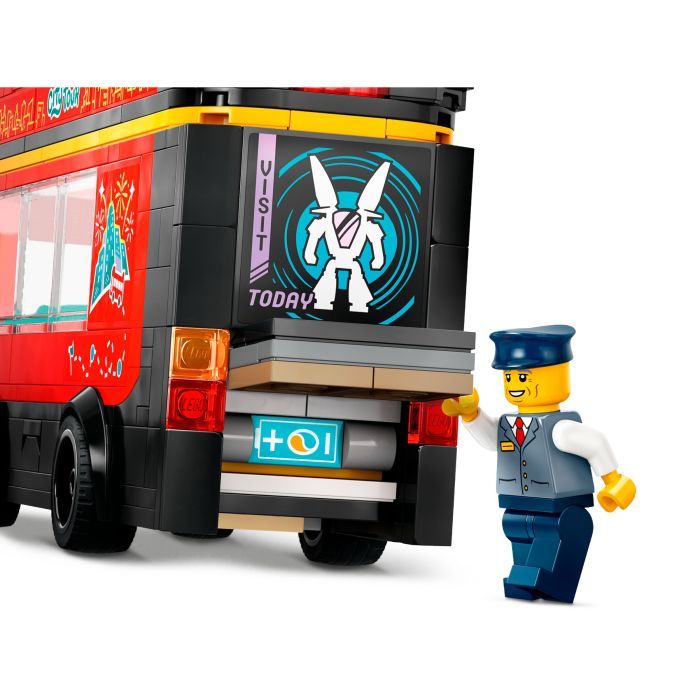 Конструктор LEGO City Красный двухэтажный экскурсионный автобус (60407) изображение 5
