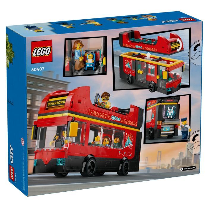 Конструктор LEGO City Красный двухэтажный экскурсионный автобус (60407) изображение 9