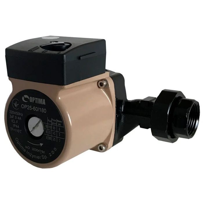 Циркуляционный насос Optima OP25-60-180, G 1 1/4", 10 бар, 180мм, 110Вт, 230В (8158) изображение 6