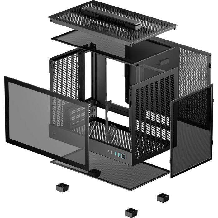 Корпус Deepcool CH160 Black (R-CH160-BKNGI0-G-1) изображение 10
